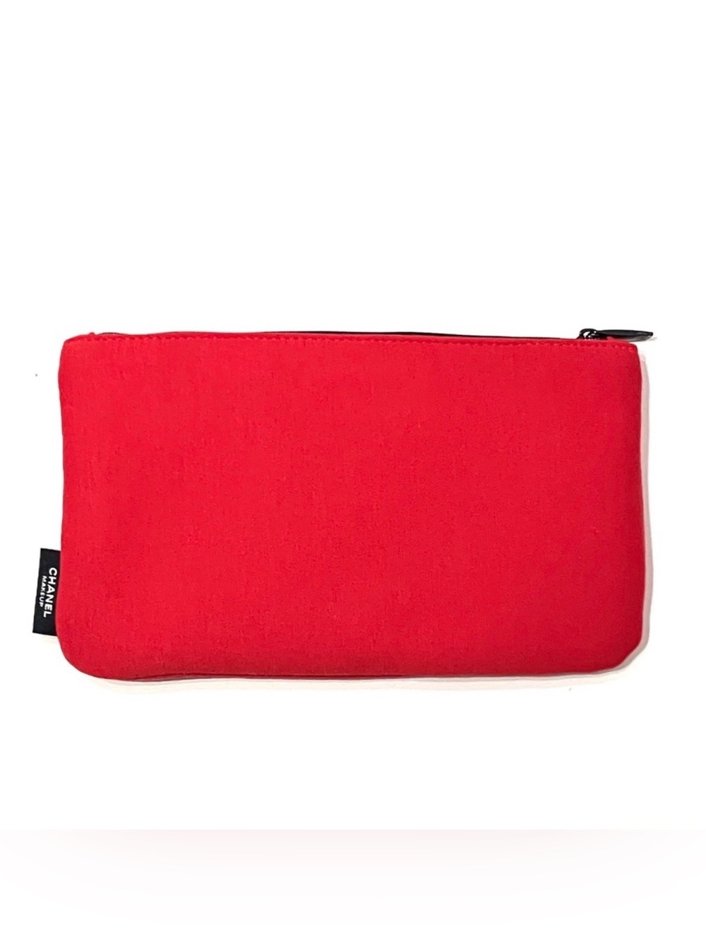 Chanel Red Makeup Bag Pouch - Picture 2 of 7